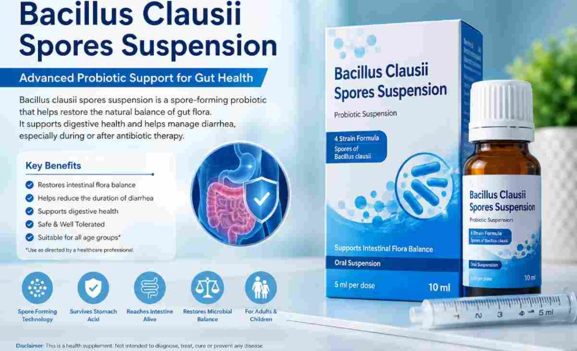 bacillus clausii spores suspension
