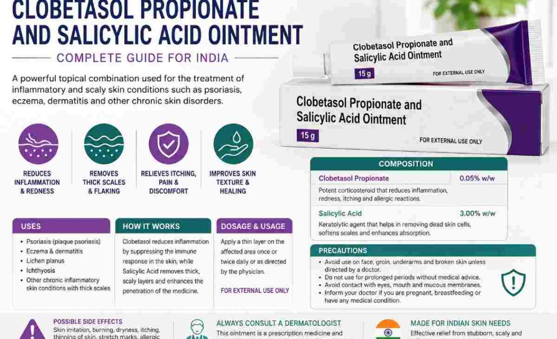 clobetasol propionate and salicylic acid ointment