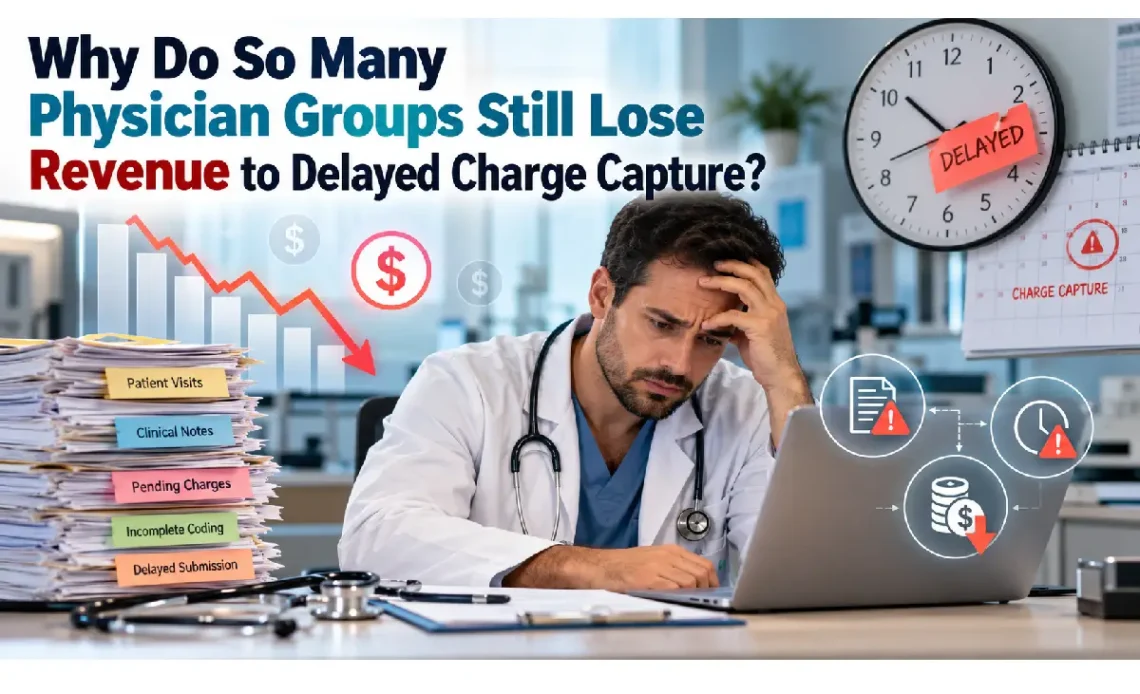 why do so many physician groups still lose revenue to delayed charge capture_